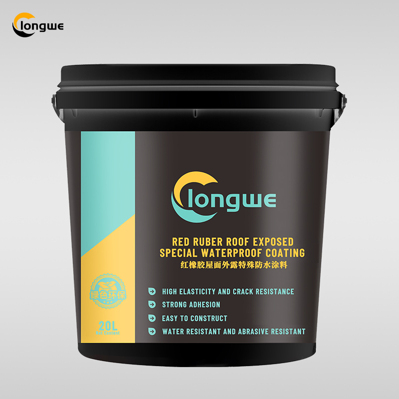 红橡胶屋面外露特殊防水涂料主图